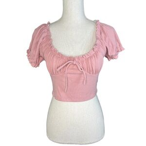 NWT Lulu’s Pink Coquette Top